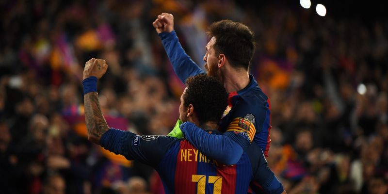 Neymar và Messi là những huyền thoại làm nên lịch sử